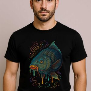 Shirt Karpfen psychedelisch